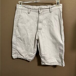 Wrangler Men's Light Tan Flat Front Shorts